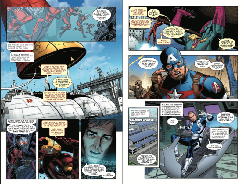 Illustration for article titled Here's Marvel's Canceled Promo Comic for Defense Contractor Northrop Grumman